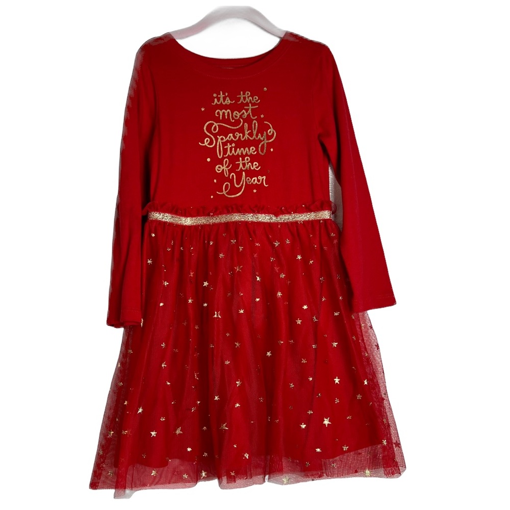Cat &‎ Jack girls holiday tutu dress Size XS 4/5